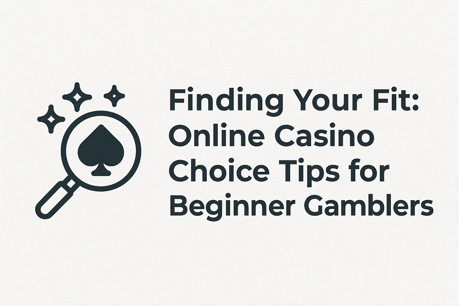 Finding Your Fit: Online Casino Choice Tips for Beginner Gamblers